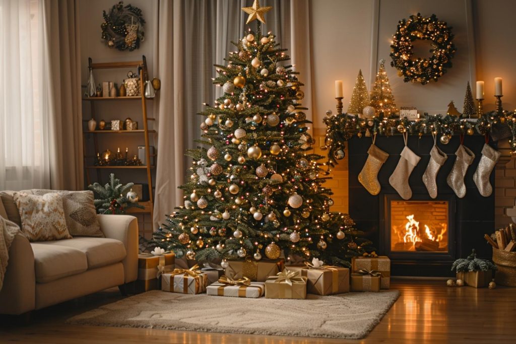 Guirlande De Noël Artificielle Premium SALCAR - 3 Mètres, Branches Gris-vert, Pour Intérieur Et Extérieur - 4